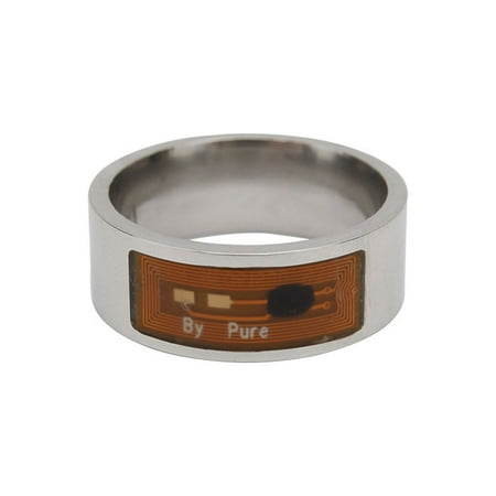 YUYOU Mens Ring NFC Smart Multifunctional Waterproof Magic Digital Ring Smart Home Accessories